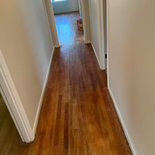 Pre sanded wood floors.