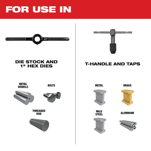 Milwaukee 17PC Metric Tap and Die Set