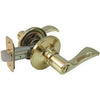 Reversible Naples Privacy Lever Lockset, Polished Brass