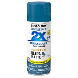 Painter's Touch 2X Premium Ultra Matte Spray Paint, Nantucket Blue, 12-oz.