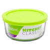 Food Storage Bowl, Tempered Glass, 4-Cup