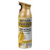 Universal Metallic Spray Paint & Primer, 1-Coat, Vintage Gold, 11-oz.