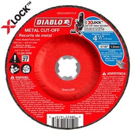 Diablo X-Lock Metal Cut Off Blade, Type 27, 4.5 x 1/16-In.