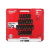 29PC SHOCKWAVE Impact Duty™ 1/2 Drive SAE & Metric Deep 6 Point Socket Set