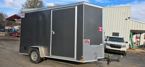 Trailer, 3K 6' x 12' Enclosed 48 Door PolyCore