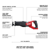 Milwaukee M18 FUEL™ Super SAWZALL® Reciprocating Saw Rental – Tool Only