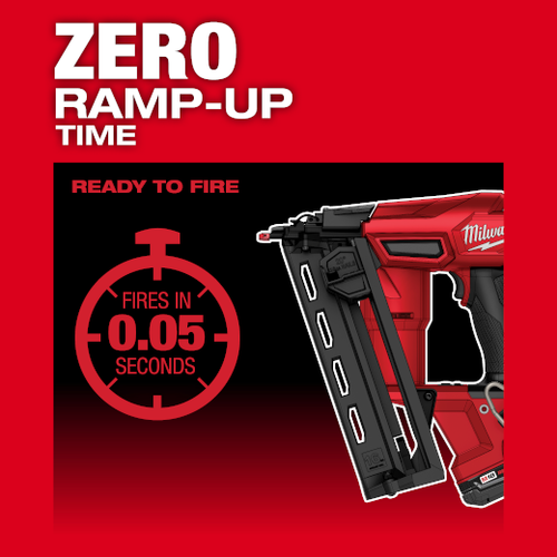 Milwaukee M18 FUEL™ 16-Gauge Angled Finish Nailer Rental – Tool Only