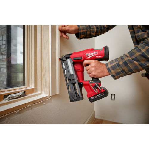 Milwaukee M18 FUEL™ 16-Gauge Angled Finish Nailer Rental – Tool Only