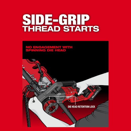 Milwaukee M18 FUEL™ Compact Pipe Threader Rental – Tool Only