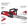 Milwaukee M18 FUEL™ 16″ Chainsaw Rental – Tool Only