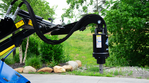 Mini Skid Steer / Track Loader Attachment – Extreme Duty Auger (Model 305709, 2″ Hex Drive)