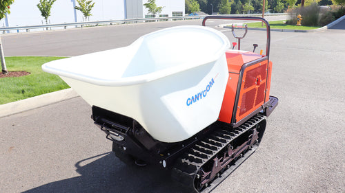 Concrete Buggy – Canycom SC75 Tracked Buggy (Straight Dump, Stand-On)