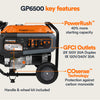Portable Generator – 6,500 Running Watts