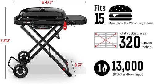 Grill, Foldable - Portable Gas Grill