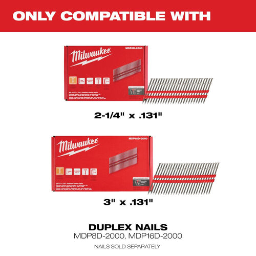 Milwaukee M18 FUEL™ Duplex Nailer Rental (Tool Only) Powerhouse True Value