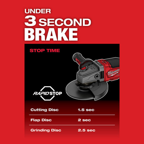 M18 FUEL™ 4-1/2 - 6 Braking Grinder - Tool Only