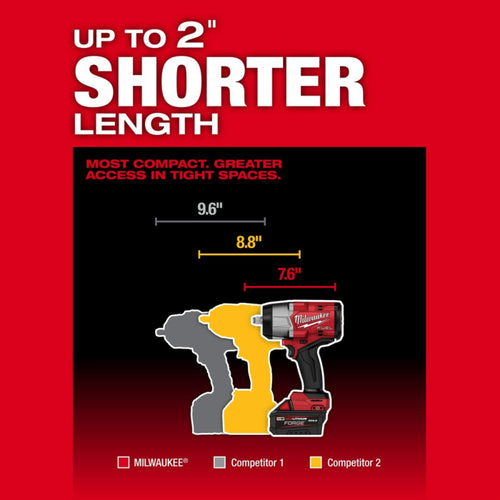 M18 FUEL™ 1/2 High Torque Impact Wrench w/ Friction Ring - Tool Only