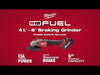 Milwaukee M18 FUEL™ 4-1/2″ – 6″ Braking Grinder Rental – Tool Only