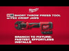 Milwaukee M18™ Short Throw Press Tool Rental – Tool Only (Includes PEX Crimp Jaws)