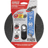 Diablo 7 In. x 5/8 In.-11 60-Grit Type 29 Steel Demon Angle Grinder Flap Disc with Hub Diablo