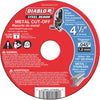 Diablo Steel Demon Type 1 4-1/2 In. x 0.045 In. x 7/8 In. Metal Cut-Off Wheel Diablo