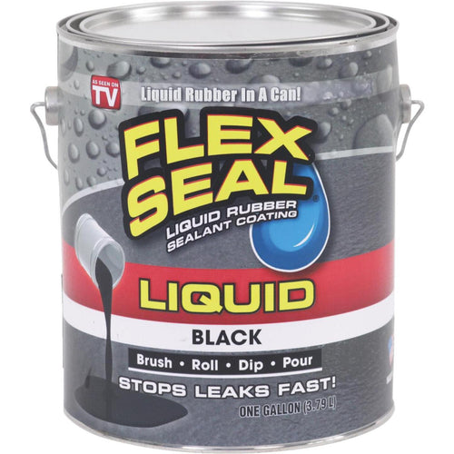 FLEX SEAL 1 Gal. Liquid Rubber Sealant, Black Flex Seal