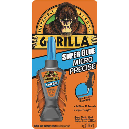Gorilla 0.17 Oz. Liquid Micro Precise Super Glue Gorilla