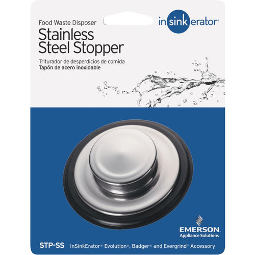 Insinkerator 3-1/4 In. Stainless Steel Disposer Stopper InSinkErator