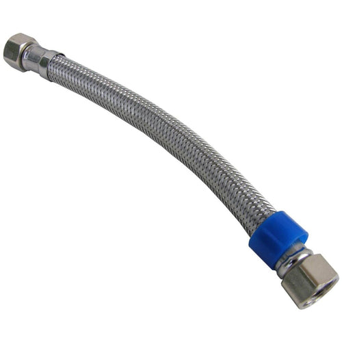 Lasco 3/8 In. F Compression Braided Stainless Steel Faucet Connector Lasco