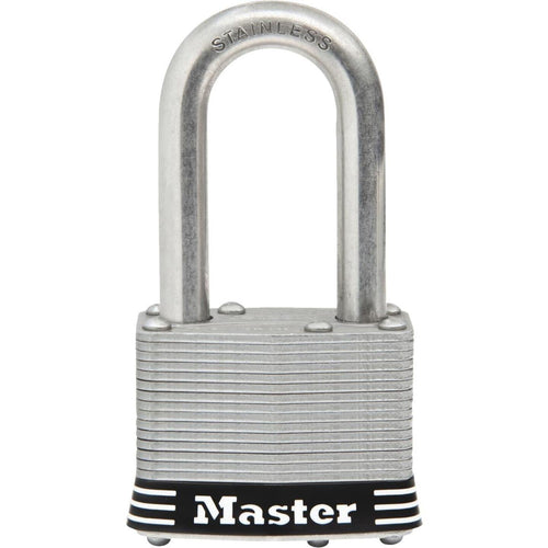 Master Lock 1-3/4 In. Laminated Stainless Steel Keyed Padlock with 1-1/2 In. Shackle Master Lock