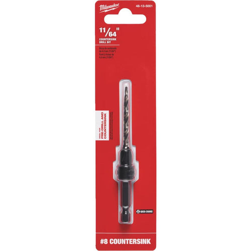 Milwaukee #8 - 11/64 In. High Speed Steel Countersink Bit Milwaukee