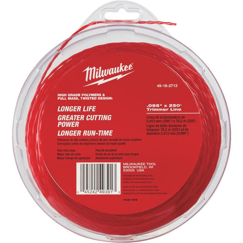 Milwaukee 0.095 In. x 250 Ft. Trimmer Line Milwaukee