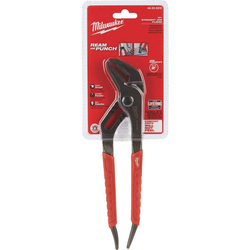 Milwaukee 10 In. Straight Jaw Groove Joint Pliers Milwaukee