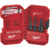 Milwaukee 3-Piece Black Oxide Step Drill Bit Set, #1 #2 #4 Milwaukee