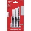 Milwaukee 3-Piece Countersink Bit Set Milwaukee