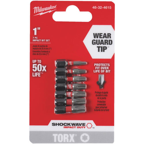 Milwaukee 7-Piece Impact Screwdriver Bit Set Milwaukee
