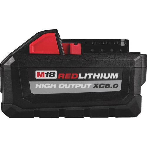 Milwaukee M18 REDLITHUM 18 Volt Lithium-Ion 8.0 Ah High Output XC8.0 Tool Battery Milwaukee