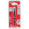 Milwaukee Shockwave Impact Duty 1/8 In. - 1/2 In. #1 Step Drill Bit, 13 Steps Milwaukee