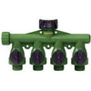 Premium 4-Way Manifold Green Thumb
