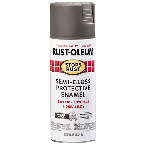Rust-Oleum® Protective Enamel Spray Paint Semi-Gloss Anodized Bronze Rust-Oleum