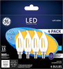 5W CANDELABRA 60W SW LED CLR 4PK General Electric
