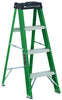 LADDER 8FT GREEN FBRGLS STEP Louisville Ladder