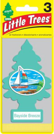 SCENTED TREE L EATHER 3PK United Marketing