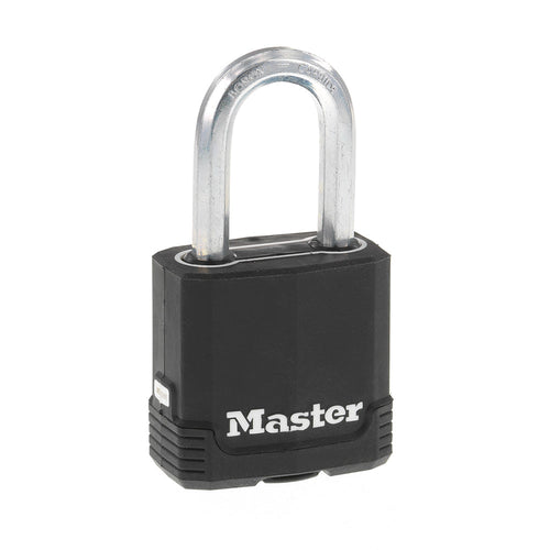 Master Lock Laminated Padlock 1-7/8in (48mm) Wide Magnum® Covered Laminated Steel Padlock Master Lock