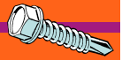 Midwest Fastener Hex Washer Self-Drilling Sheet Metal Screws 10 x 3/4 Midwest Fastener