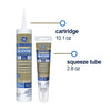 GE Advanced Silicone 2® Window & Door Sealant Clear, 2.8 Oz GE Sealants