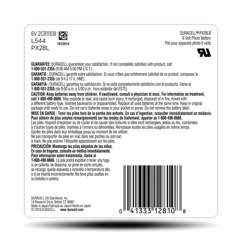 Duracell Lithium 28L Battery Duracell