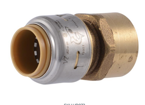 SharkBite Max Brass Push Female Adapter SharkBite