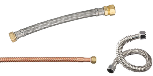Homewerks 3/4 in. FIP each X 3/4 in. D FIP 24 in. Copper Water Heater Supply Line Pulsar