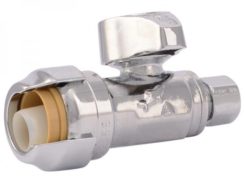 SharkBite Brass Push Straight Stop SharkBite